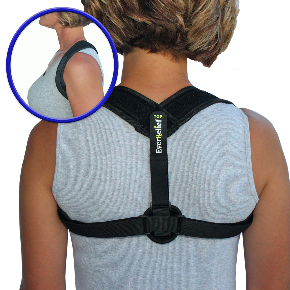 Posture Corrector Device Comfortable Back Support Braces Shoulders